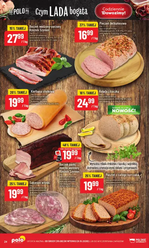 POLOmarket - gazetka promocyjna Gazetka od środy 30.09 do wtorku 06.10 - strona 24