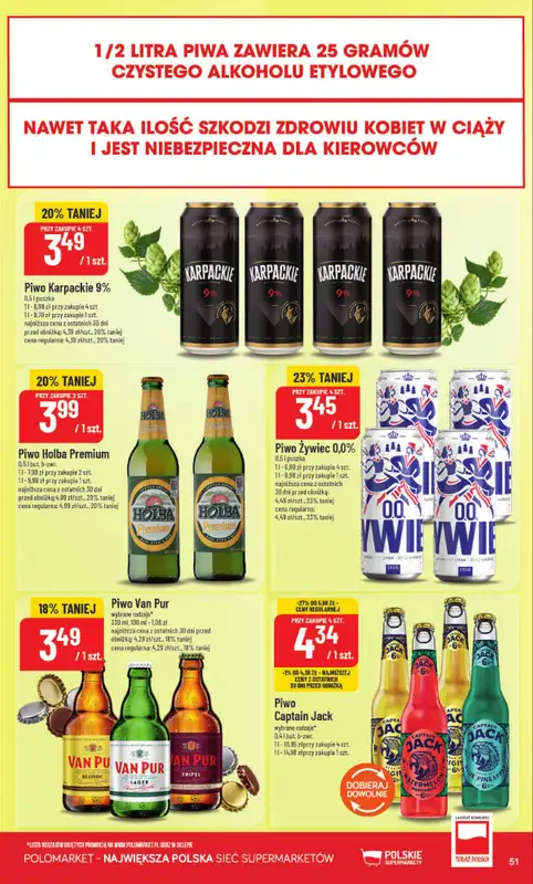 POLOmarket - gazetka promocyjna Gazetka od środy 30.09 do wtorku 06.10 - strona 51