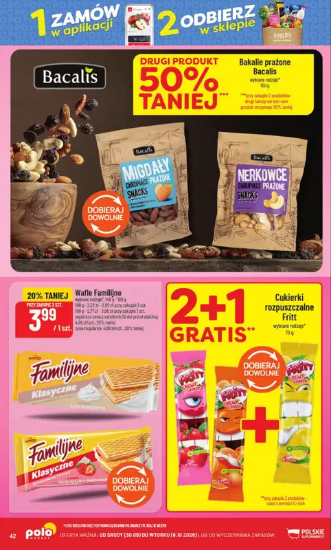 POLOmarket - gazetka promocyjna Gazetka od środy 30.09 do wtorku 06.10 - strona 42