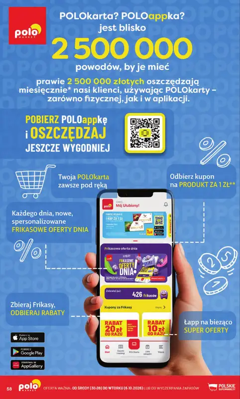 POLOmarket - gazetka promocyjna Gazetka od środy 30.09 do wtorku 06.10 - strona 58