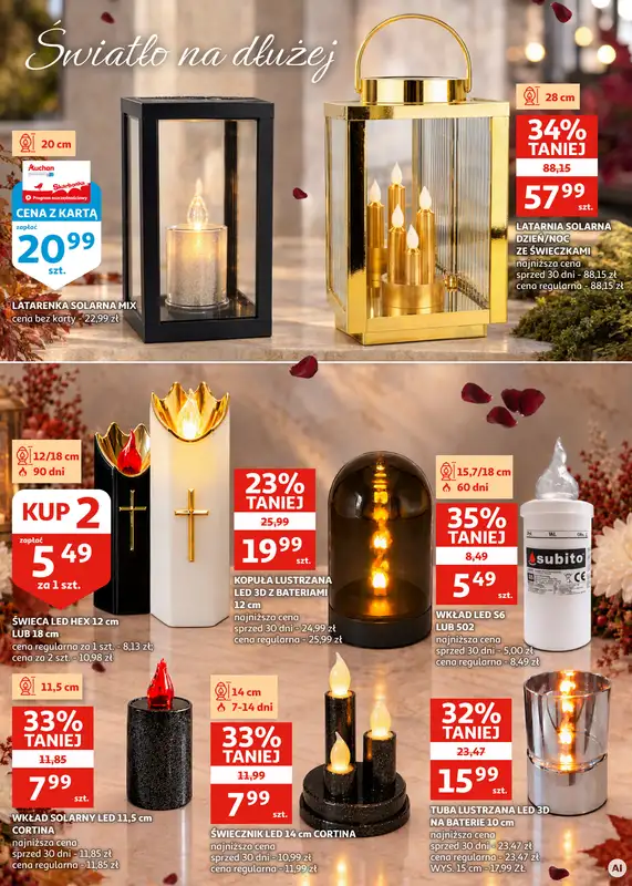 Auchan - gazetka promocyjna Gazetka Zielona Góra I Dla tych, których pamiętamy od środy 30.09 do soboty 31.10 - strona 8