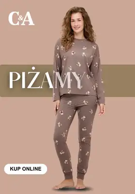 C&A - gazetka promocyjna Piżamy damskie od wtorku 29.09 