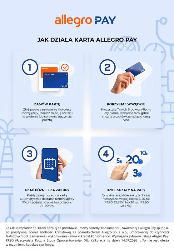 Allegro - gazetka promocyjna Allegro Pay karta - sprawdź! od wtorku 29.09 do soboty 31.10 - strona 3