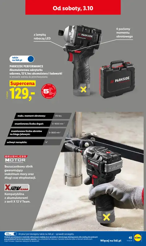 Lidl - gazetka promocyjna Katalog od poniedziałku 28.09 do soboty 03.10 - strona 55