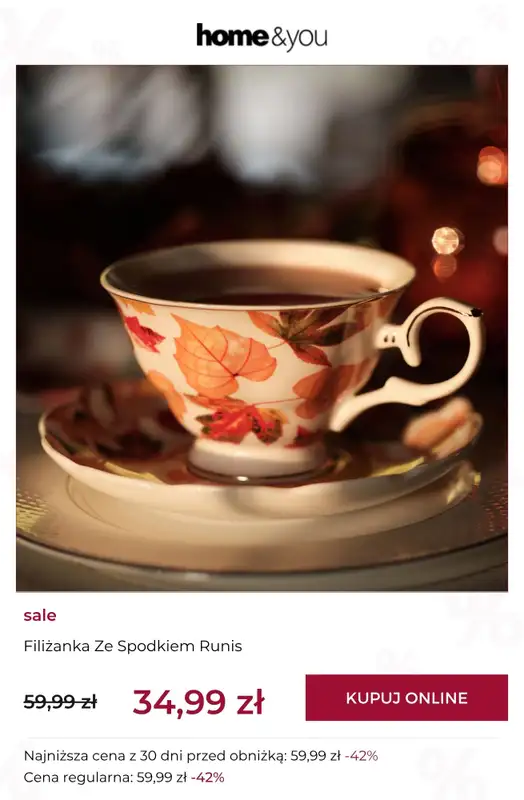 home&you - gazetka promocyjna SALE: kuchnia i jadalnia od wtorku 29.09 do poniedziałku 05.10 - strona 2