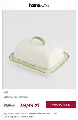 home&you - gazetka promocyjna SALE: kuchnia i jadalnia od wtorku 29.09 do poniedziałku 05.10 - strona 10