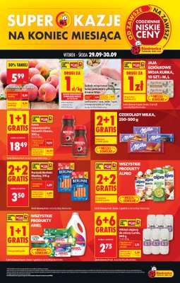 Biedronka - gazetka promocyjna Super okazje na koniec miesiąca od wtorku 29.09 do środy 30.09