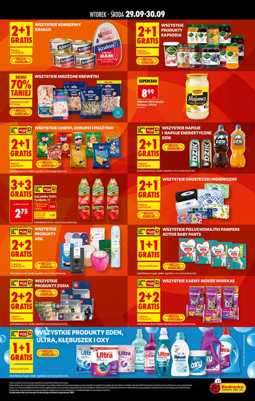 Biedronka - gazetka promocyjna Super okazje na koniec miesiąca od wtorku 29.09 do środy 30.09 - strona 2