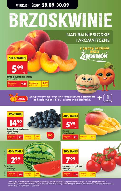 Biedronka - gazetka promocyjna Super okazje na koniec miesiąca od wtorku 29.09 do środy 30.09 - strona 3