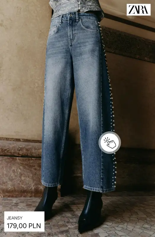 Zara - gazetka promocyjna Spodnie barrel od wtorku 29.09  - strona 11