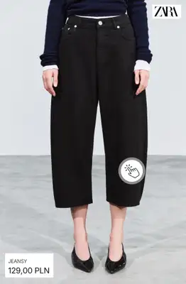 Zara - gazetka promocyjna Spodnie barrel od wtorku 29.09  - strona 10