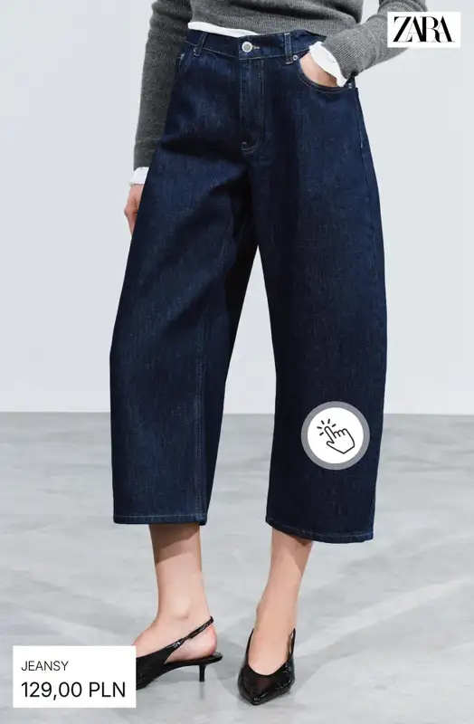 Zara - gazetka promocyjna Spodnie barrel od wtorku 29.09  - strona 9