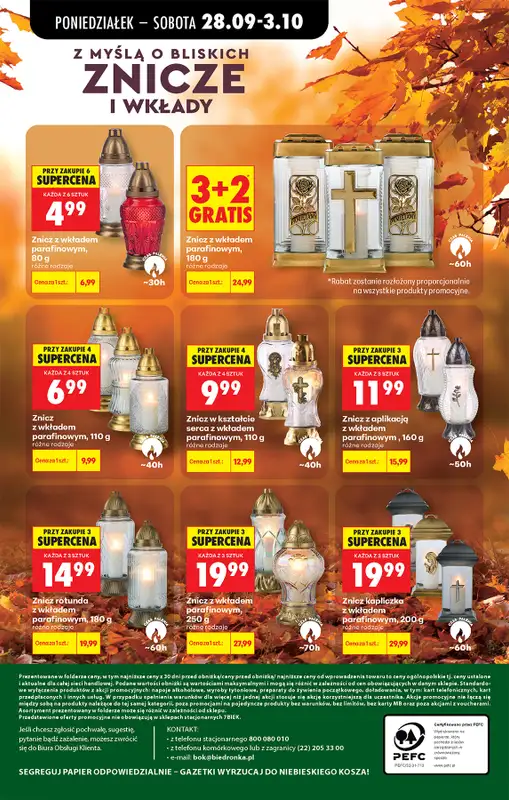 Biedronka - gazetka promocyjna Od poniedziałku, Z ladą tradycyjną od poniedziałku 28.09 do soboty 03.10 - strona 108