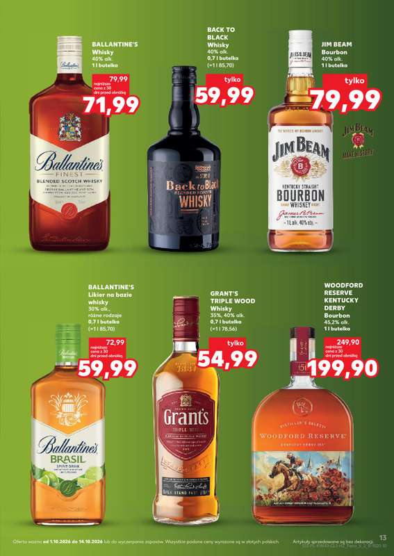 Kaufland - gazetka promocyjna Barek Kauflandu od czwartku 01.10 do środy 14.10 - strona 13