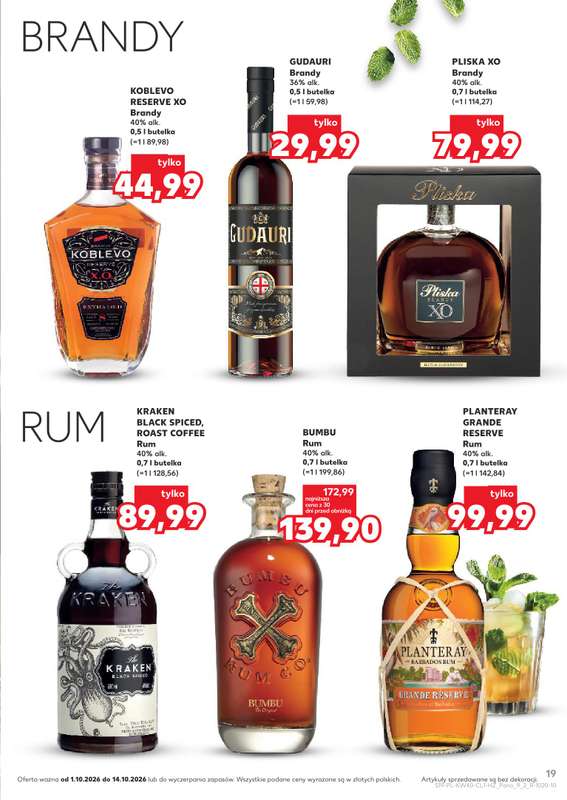 Kaufland - gazetka promocyjna Barek Kauflandu od czwartku 01.10 do środy 14.10 - strona 19