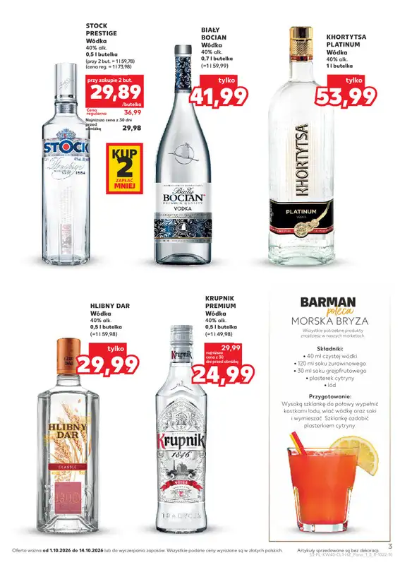 Kaufland - gazetka promocyjna Barek Kauflandu od czwartku 01.10 do środy 14.10 - strona 3