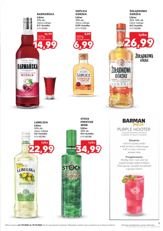 Kaufland - gazetka promocyjna Barek Kauflandu od czwartku 01.10 do środy 14.10 - strona 9