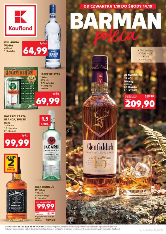 Kaufland - gazetka promocyjna Barek Kauflandu od czwartku 01.10 do środy 14.10