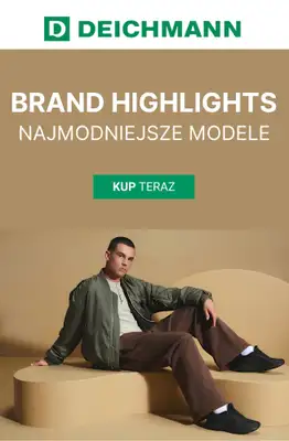 Deichmann - gazetka promocyjna Modne sneakersy męskie od środy 30.09 