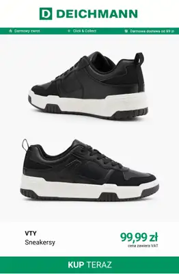 Deichmann - gazetka promocyjna Modne sneakersy męskie od środy 30.09  - strona 9