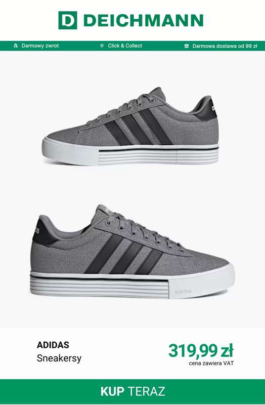 Deichmann - gazetka promocyjna Modne sneakersy męskie od środy 30.09  - strona 12