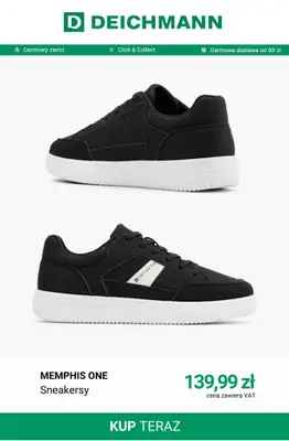 Deichmann - gazetka promocyjna Modne sneakersy męskie od środy 30.09  - strona 4
