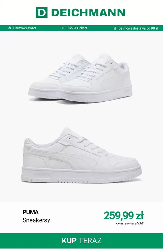 Deichmann - gazetka promocyjna Modne sneakersy męskie od środy 30.09  - strona 3
