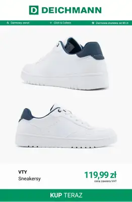 Deichmann - gazetka promocyjna Modne sneakersy męskie od środy 30.09  - strona 2