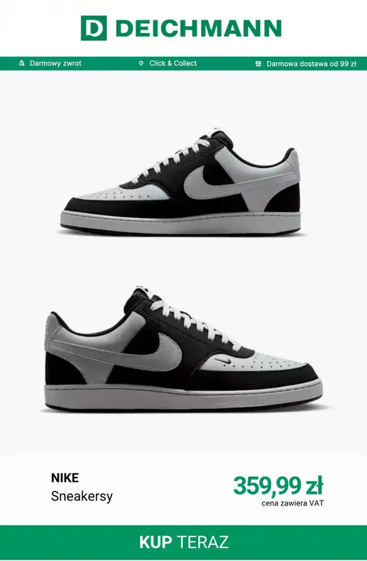 Deichmann - gazetka promocyjna Modne sneakersy męskie od środy 30.09  - strona 10