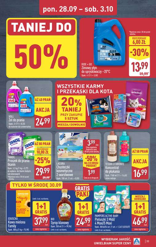 Aldi - gazetka promocyjna Pełny katalog! od poniedziałku 28.09 do soboty 03.10 - strona 33