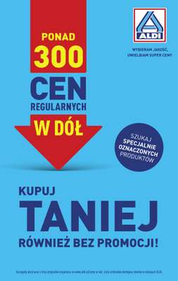 Aldi - gazetka promocyjna Stała obniżka cen! od wtorku 29.09 do soboty 10.10