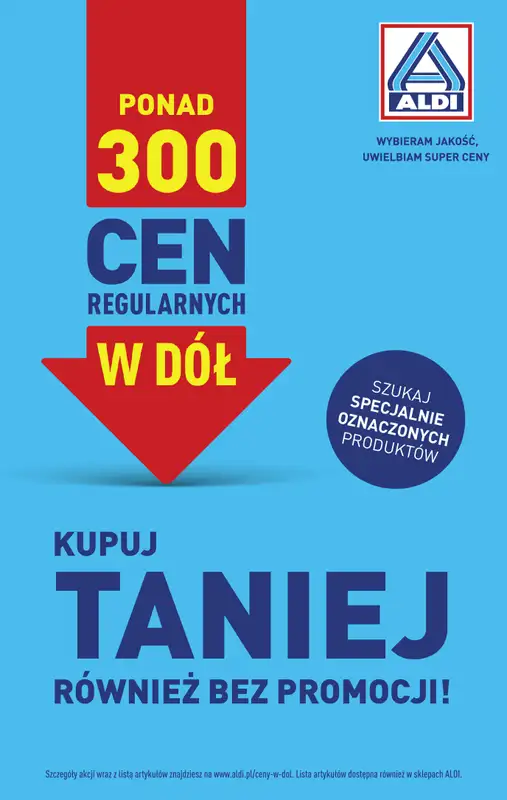 Aldi - gazetka promocyjna Stała obniżka cen! od wtorku 29.09 do soboty 10.10