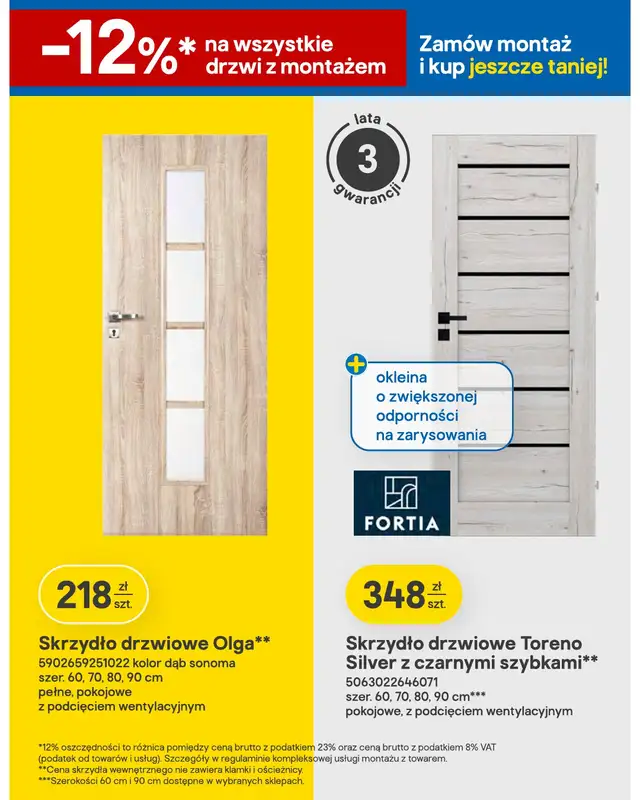 Castorama - gazetka promocyjna Podłogi i drzwi od środy 30.09 do wtorku 13.10 - strona 7