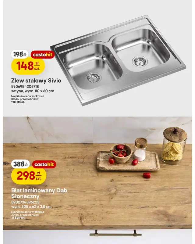 Castorama - gazetka promocyjna Salon, łazienka, kuchnia od środy 30.09 do wtorku 13.10 - strona 21