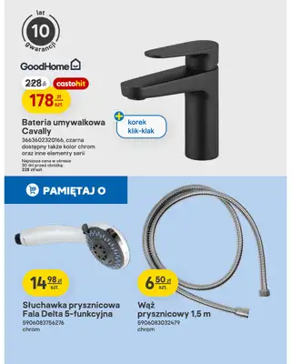 Castorama - gazetka promocyjna Salon, łazienka, kuchnia od środy 30.09 do wtorku 13.10 - strona 16