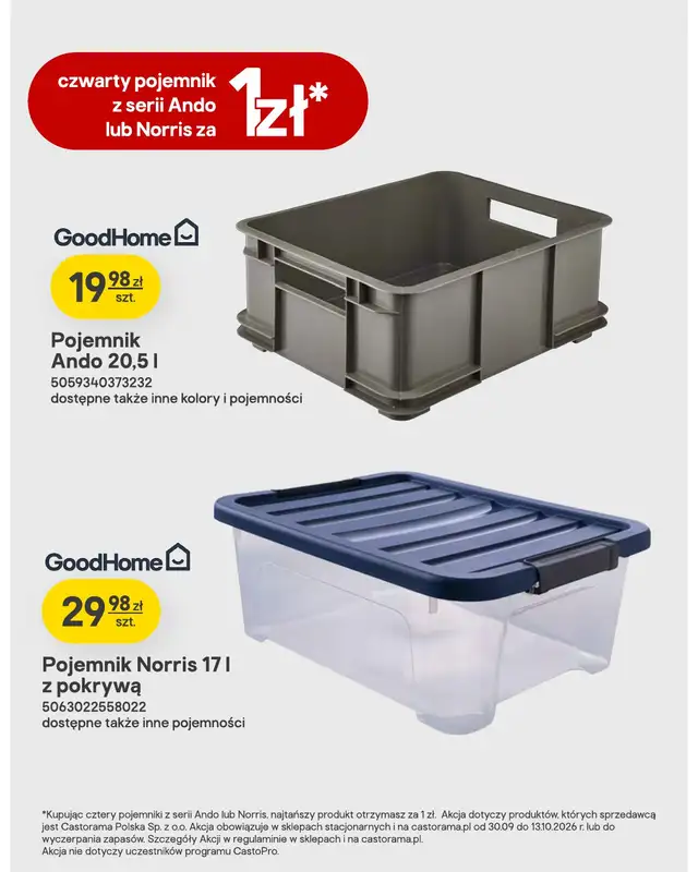 Castorama - gazetka promocyjna Salon, łazienka, kuchnia od środy 30.09 do wtorku 13.10 - strona 23