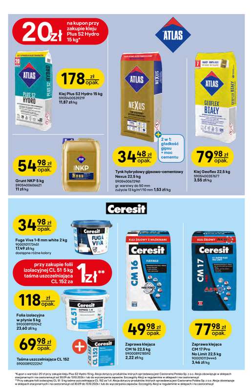 Castorama - gazetka promocyjna I jeszcze więcej... od środy 30.09 do wtorku 13.10 - strona 6