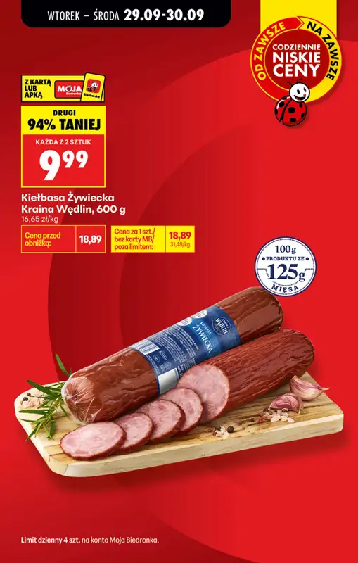 Biedronka - gazetka promocyjna Od poniedziałku od poniedziałku 28.09 do soboty 03.10 - strona 13