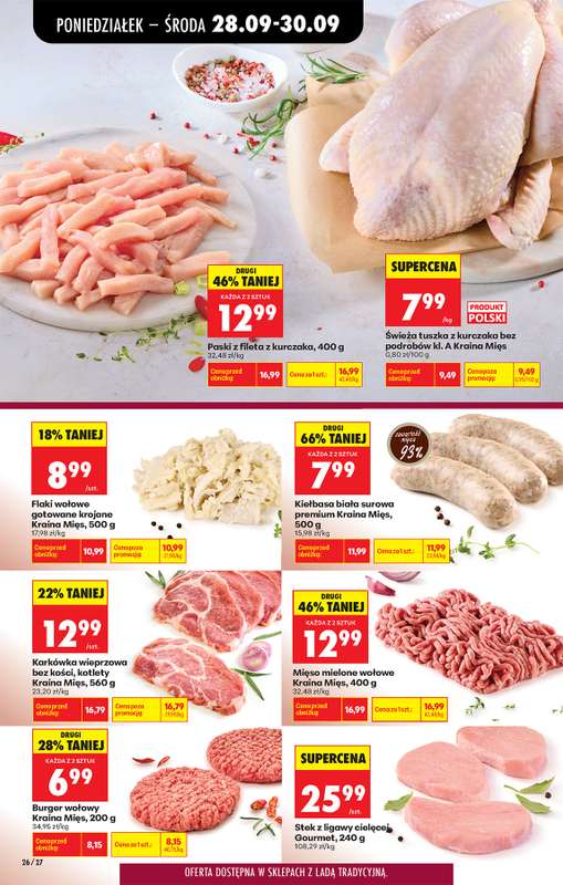 Biedronka - gazetka promocyjna Od poniedziałku, Z ladą tradycyjną od poniedziałku 28.09 do soboty 03.10 - strona 42