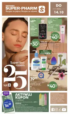 Super-Pharm - gazetka promocyjna Gazetka od czwartku 01.10 do środy 14.10