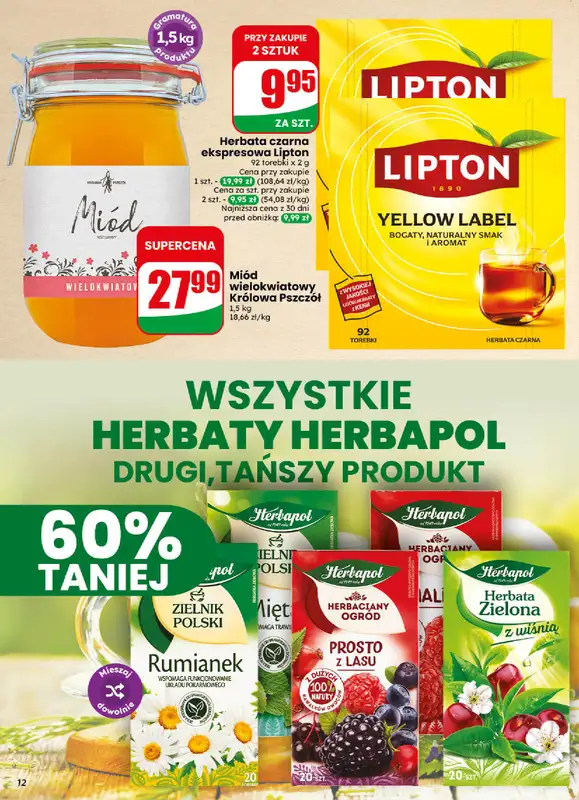 Dino - gazetka promocyjna Gazetka 40 / 2026 od środy 30.09 do wtorku 06.10 - strona 12