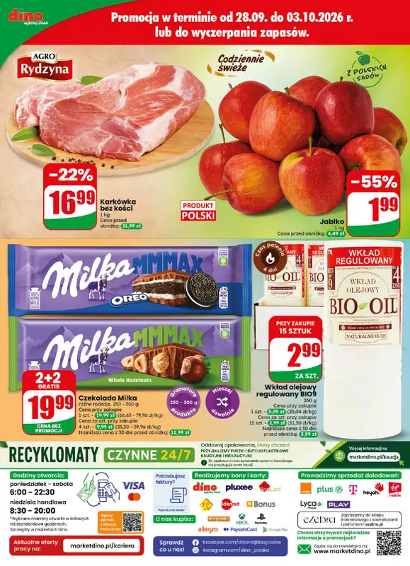 Dino - gazetka promocyjna Gazetka 40 / 2026 od środy 30.09 do wtorku 06.10 - strona 78