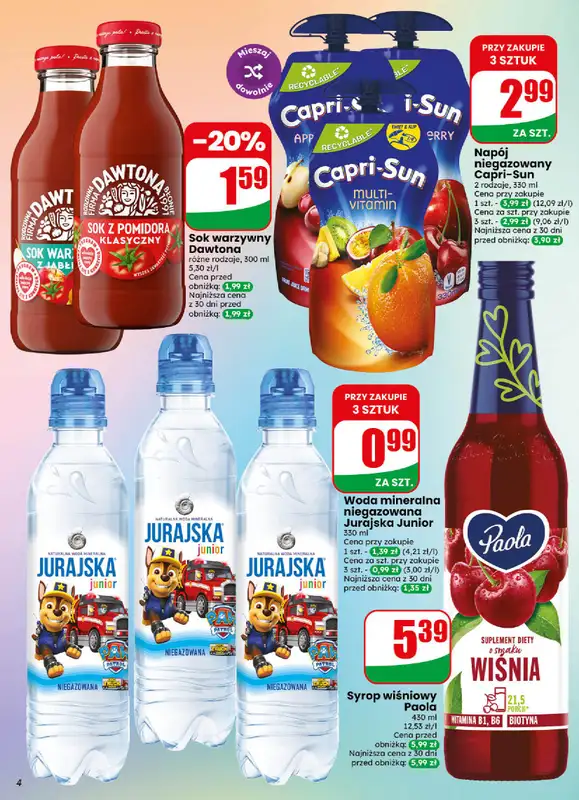 Dino - gazetka promocyjna Gazetka 40 / 2026 od środy 30.09 do wtorku 06.10 - strona 4