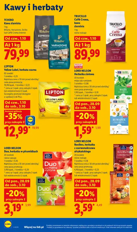 Lidl - gazetka promocyjna Oferta od czwartku od czwartku 01.10 do soboty 03.10 - strona 78