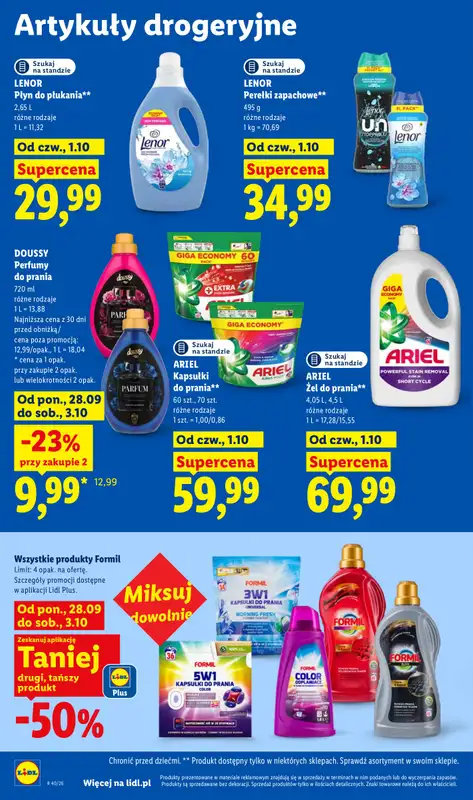 Lidl - gazetka promocyjna Oferta od czwartku od czwartku 01.10 do soboty 03.10 - strona 98