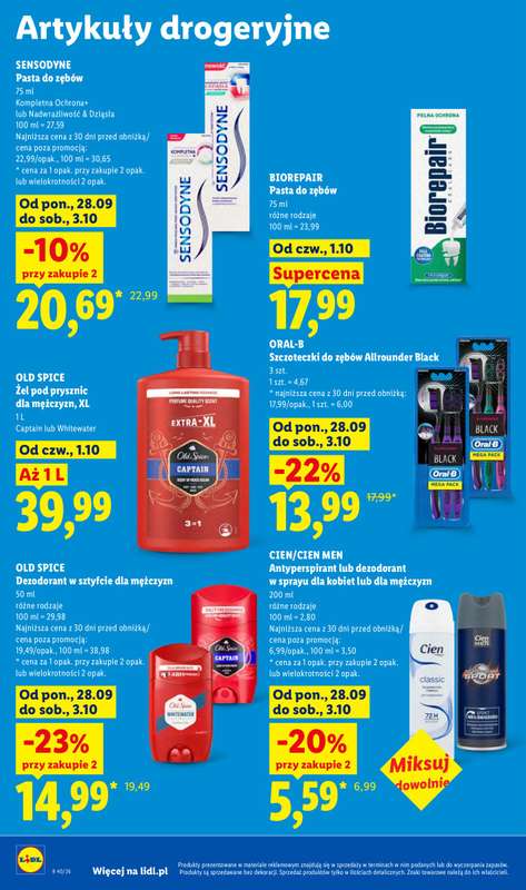 Lidl - gazetka promocyjna Oferta od czwartku od czwartku 01.10 do soboty 03.10 - strona 96
