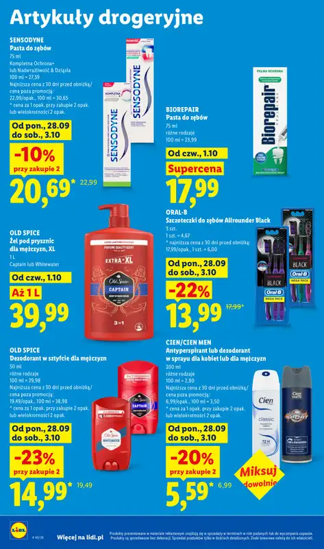 Lidl - gazetka promocyjna Oferta od czwartku od czwartku 01.10 do soboty 03.10 - strona 96