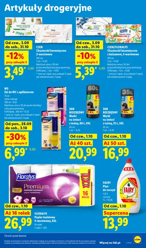 Lidl - gazetka promocyjna Oferta od czwartku od czwartku 01.10 do soboty 03.10 - strona 99