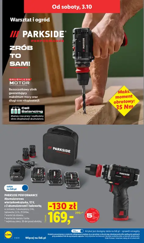 Lidl - gazetka promocyjna Oferta od czwartku od czwartku 01.10 do soboty 03.10 - strona 44