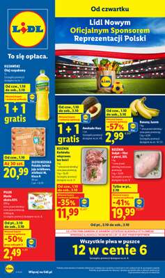 Lidl - gazetka promocyjna Oferta od czwartku od czwartku 01.10 do soboty 03.10